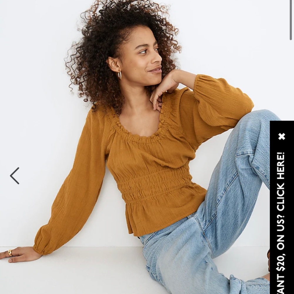 Madewell Sophia top size L